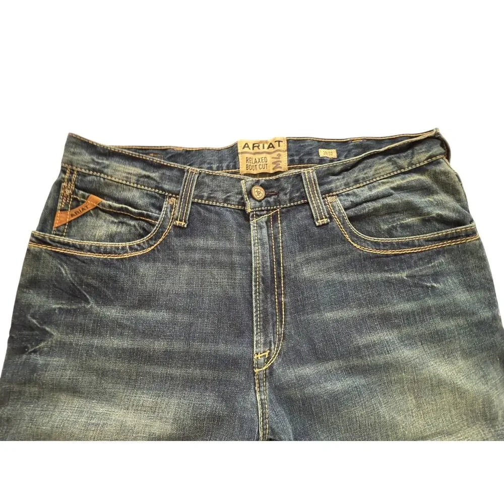 Ariat M4 Relaxed Boot Cut Jeans Men's size 38/32 - Picture 5 of 11